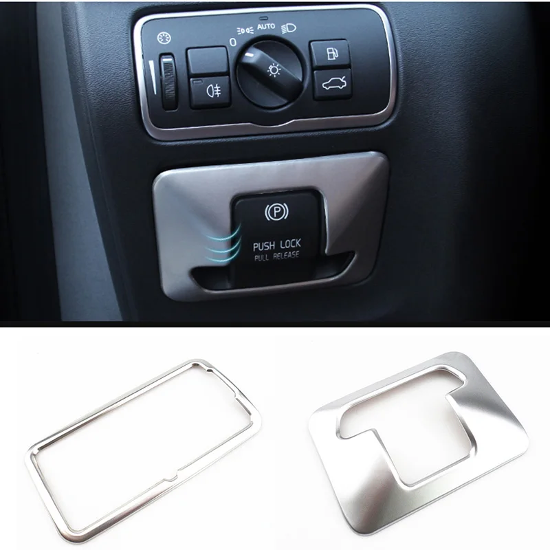 Car accessories ABS Chrome Electronic Handbrake Button Panel Trim Cover fit for Volvo XC60 V60 XC70 S60 S80 2010 - 2014
Car accessories ABS Chrome Electronic Handbrake Button Panel Trim Cover fit for Volvo XC60 V60 XC70 S60 S80 2010 - 2014