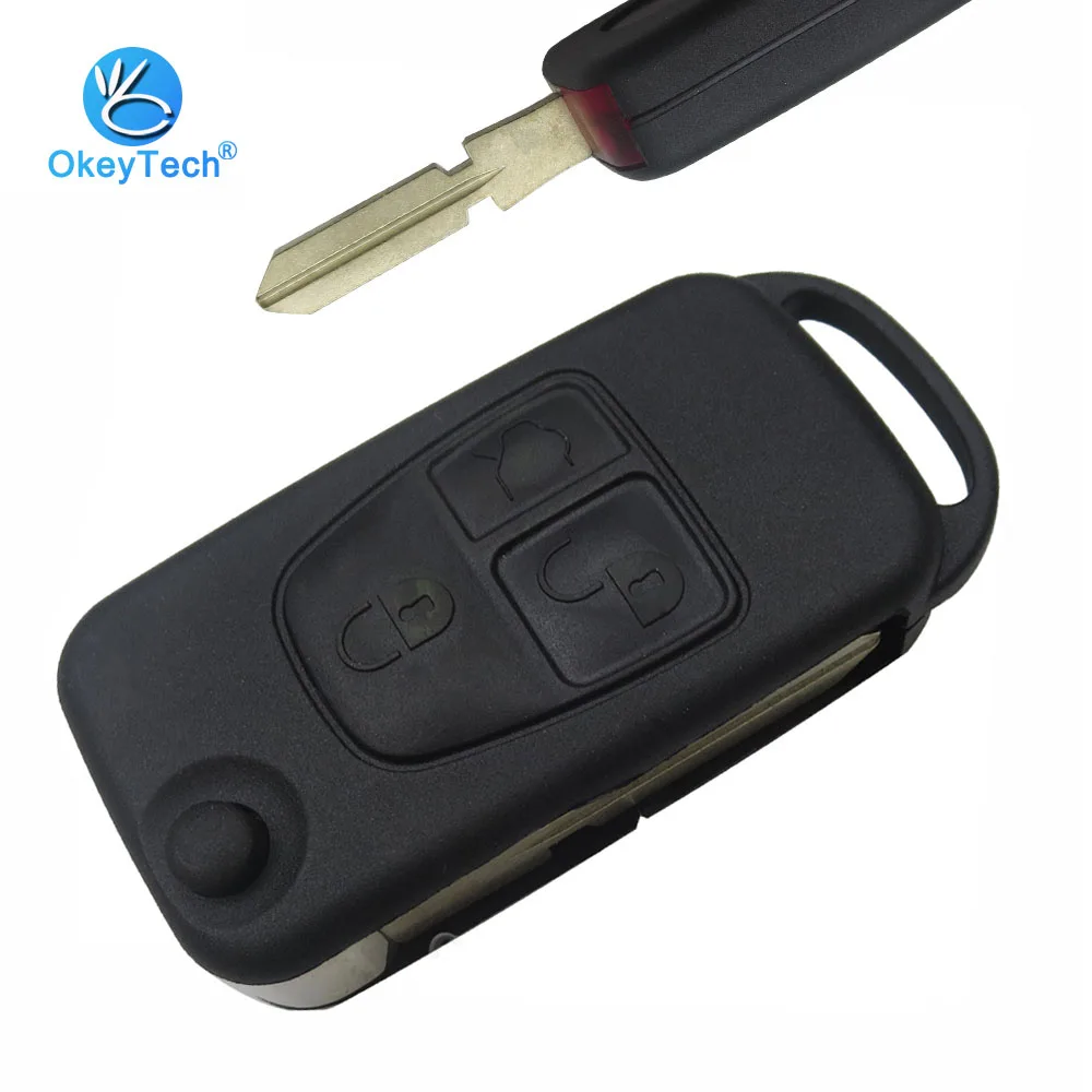 OkeyTech For Benz Key Shell 3 Button Flip Folding Remote Car Key Cover Case Fob For Mercedes Benz ML C S Class ML320 C230 ML430
OkeyTech For Benz Key Shell 3 Button Flip Folding Remote Car Key Cover Case Fob For Mercedes Benz ML C S Class ML320 C230 ML430