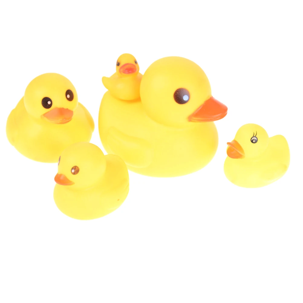 Squeezing Rubber Duck , Kids Water Bathing Yellow Duck Multisize Baby Bath Toy Set
Squeezing Rubber Duck , Kids Water Bathing Yellow Duck Multisize Baby Bath Toy Set