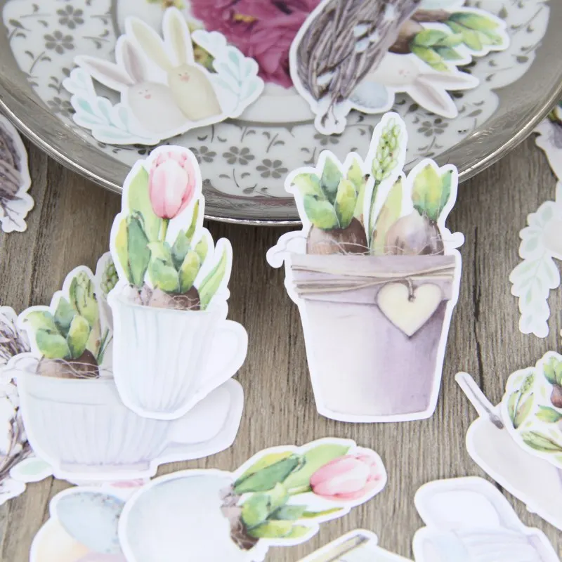 27pcs Beautiful Watercolor Potted Flower Scrapbooking Stickers Floral Plant Wreath Diary Book DIY Decorative Sticker Pack
27pcs Beautiful Watercolor Potted Flower Scrapbooking Stickers Floral Plant Wreath Diary Book DIY Decorative Sticker Pack