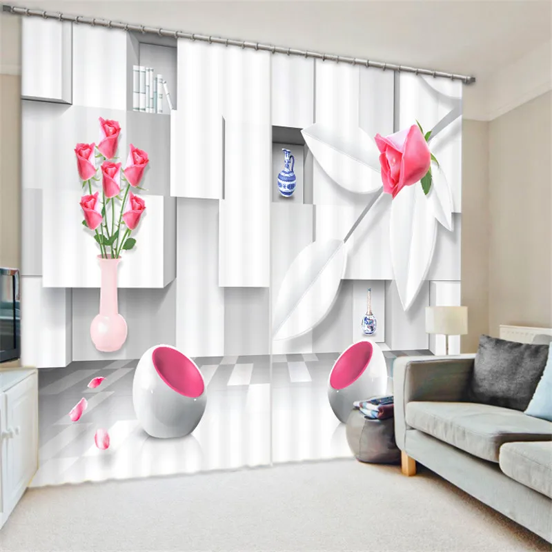 Kitchen Curtain Blackout 3D Window Curtains For Living Room Bedroom Drapes Cortinas Rideaux Customized size white pillowcase
Kitchen Curtain Blackout 3D Window Curtains For Living Room Bedroom Drapes Cortinas Rideaux Customized size white pillowcase