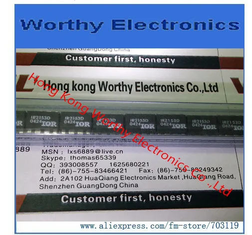 Бесплатная доставка 10 шт./лот IR2153DPBF IR2153D IR2153 IC DVR HALF BRDG SELF-OSC 8-DIP
Бесплатная доставка 10 шт./лот IR2153DPBF IR2153D IR2153 IC DVR HALF BRDG SELF-OSC 8-DIP