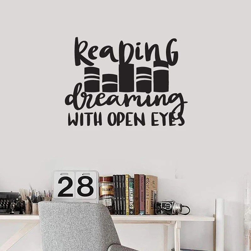 Vinyl Wall Decal Reading Quote Read Book Shop Library Decoration Art Stickers Mural Removable Nursery Decor Classroom Decor L985
Vinyl Wall Decal Reading Quote Read Book Shop Library Decoration Art Stickers Mural Removable Nursery Decor Classroom Decor L985