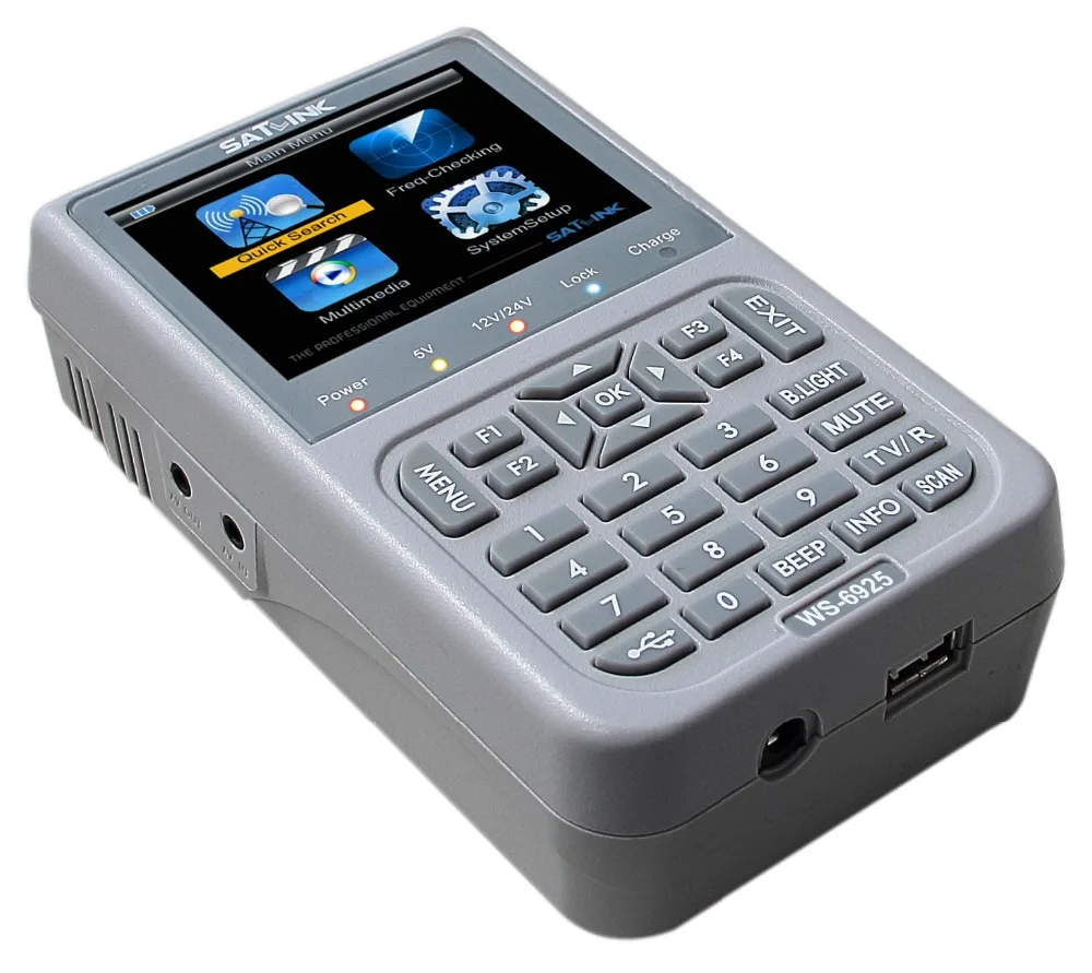 Оригинальный Satlink WS-6925 сигнала finder метр DVB-T HD телевизионная приставка Mpe4 h.264