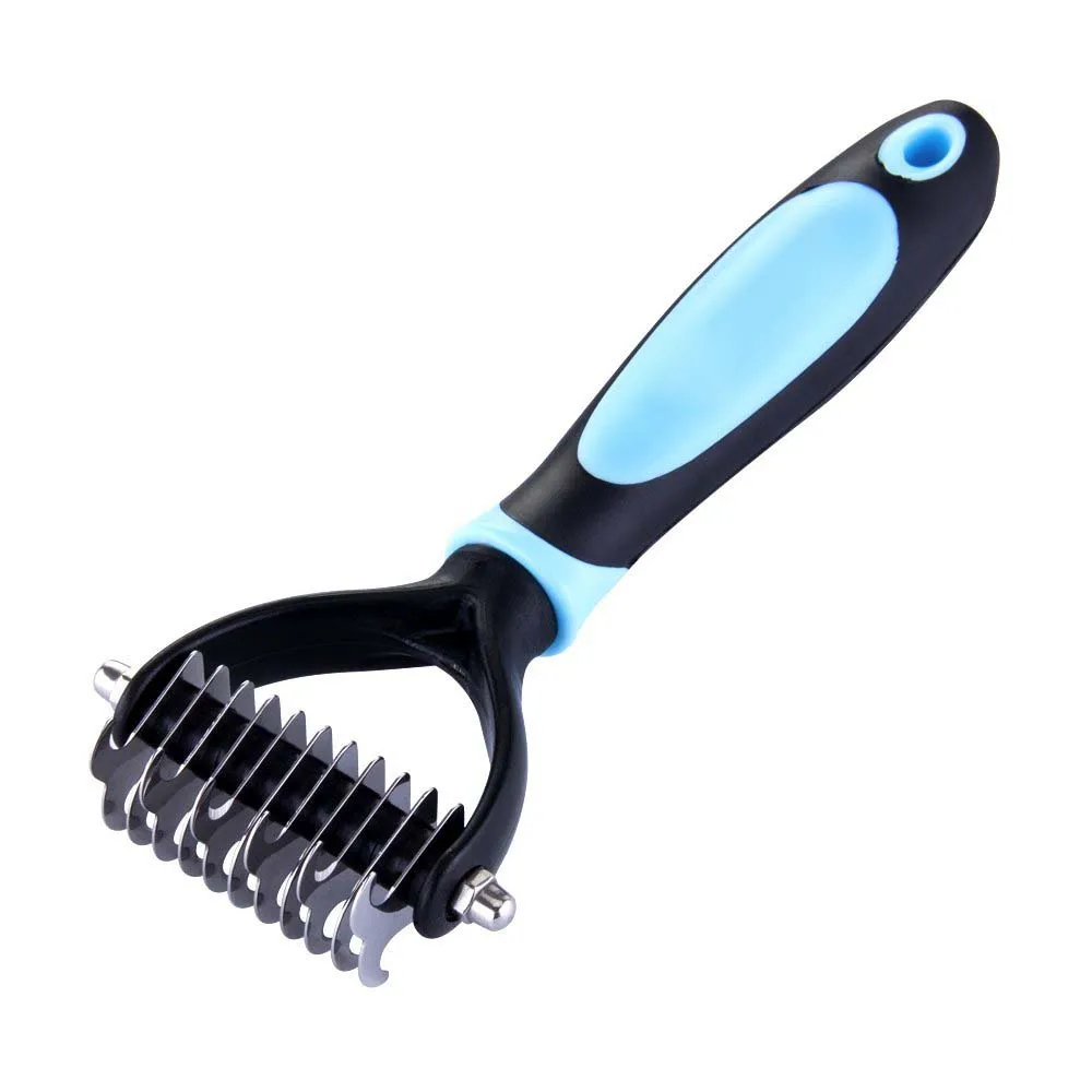 Pet Dog Brush Fur Knot Cutter Remove Rake Grooming Shedding Brush Comb Rake Dog Cat PB023
Pet Dog Brush Fur Knot Cutter Remove Rake Grooming Shedding Brush Comb Rake Dog Cat PB023