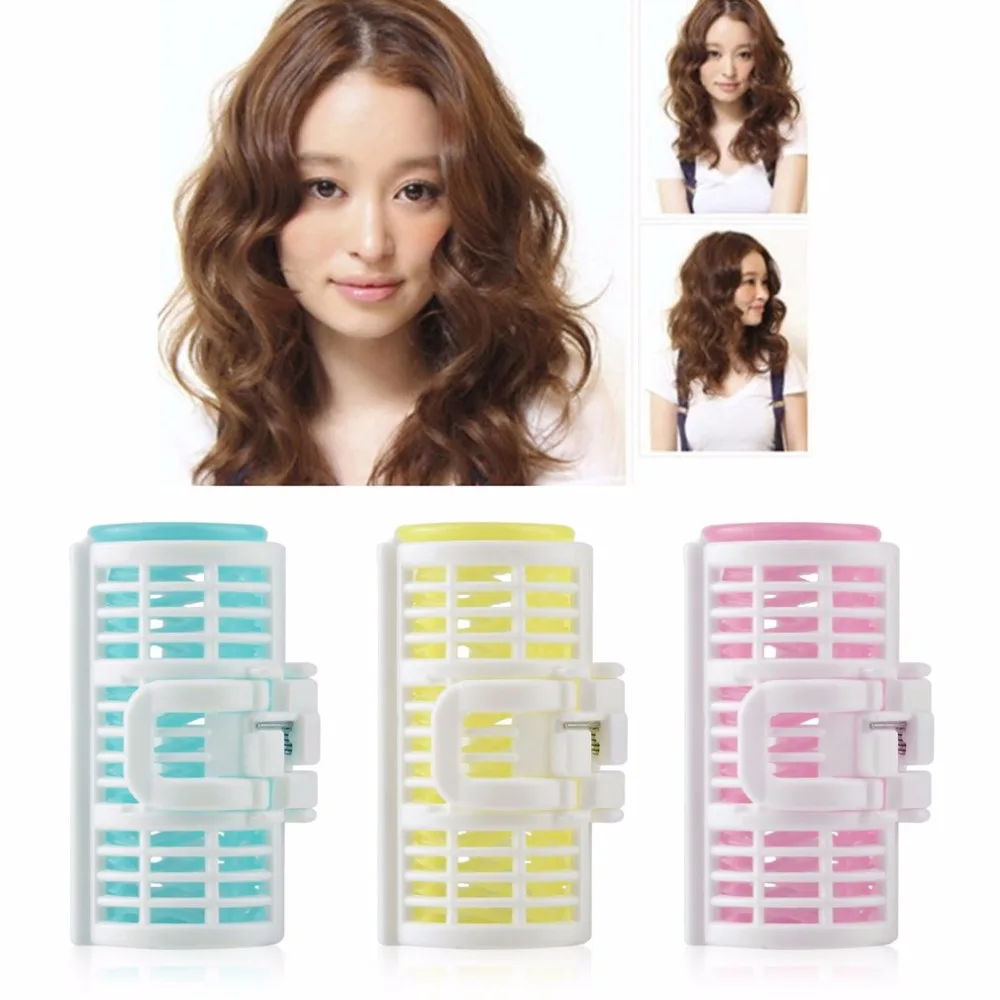 3pcs/lot Hair Curler Spring Clip Grip Rollers DIY Hairstyle Home Use Bangs Hair Curler Roll Beauty Hair Styling Tool fashion
3pcs/lot Hair Curler Spring Clip Grip Rollers DIY Hairstyle Home Use Bangs Hair Curler Roll Beauty Hair Styling Tool fashion