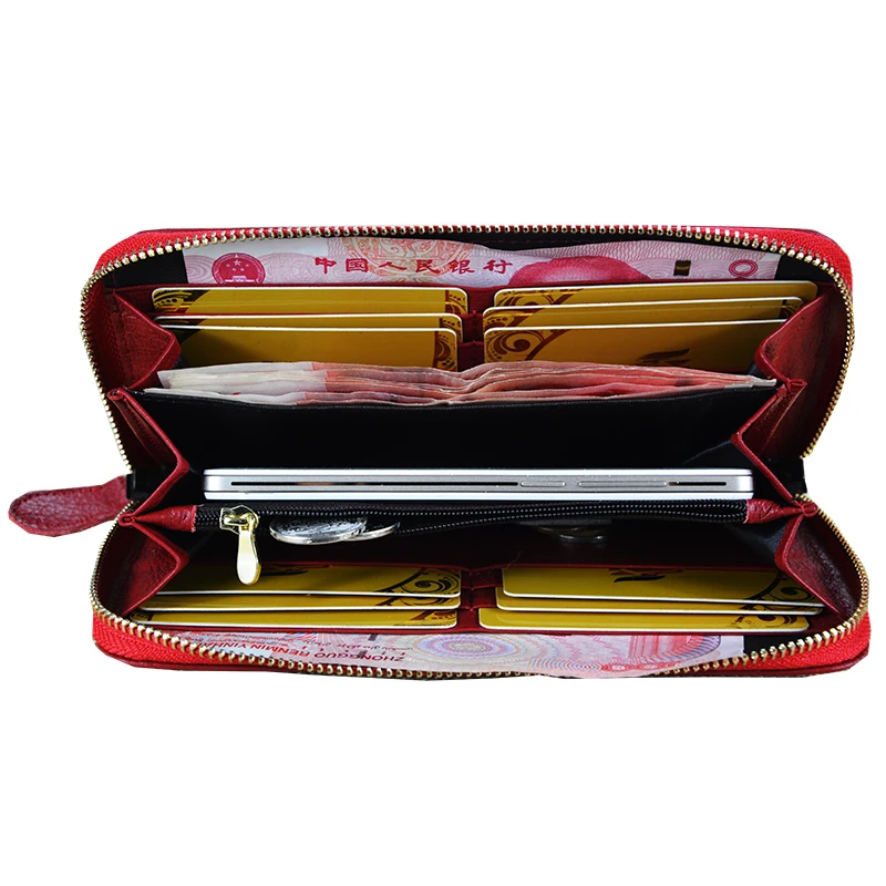 High Quality Women Genuine Leather Wallet Female Long Zipper Around Wallet for Women's Phone Clutch Coin Purse Brand Money Bag
High Quality Women Genuine Leather Wallet Female Long Zipper Around Wallet for Women's Phone Clutch Coin Purse Brand Money Bag