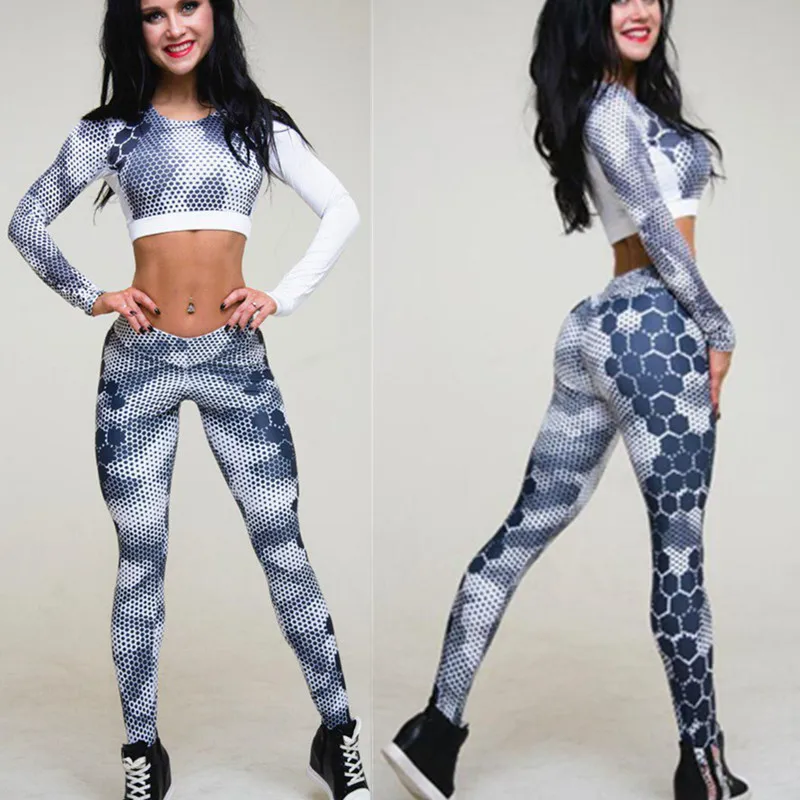 Womens Fashion Print Long Sleeve Workout Fitness Bodycon Short T-shirts Crop Tops Casual Slim Active Tees Shirts For Female XL
Womens Fashion Print Long Sleeve Workout Fitness Bodycon Short T-shirts Crop Tops Casual Slim Active Tees Shirts For Female XL