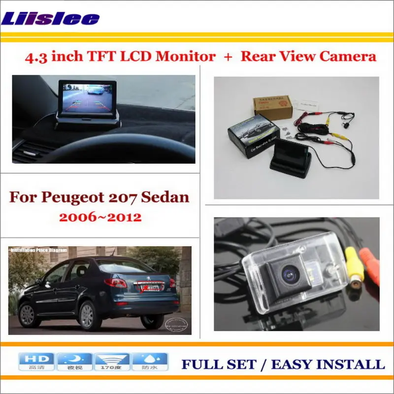Auto CAM For Peugeot 207 Sedan 2006-2012 Auto Rear View Camera Back Up 4.3 LCD Monitor Parking Assistance System Accessories
Auto CAM For Peugeot 207 Sedan 2006-2012 Auto Rear View Camera Back Up 4.3 LCD Monitor Parking Assistance System Accessories