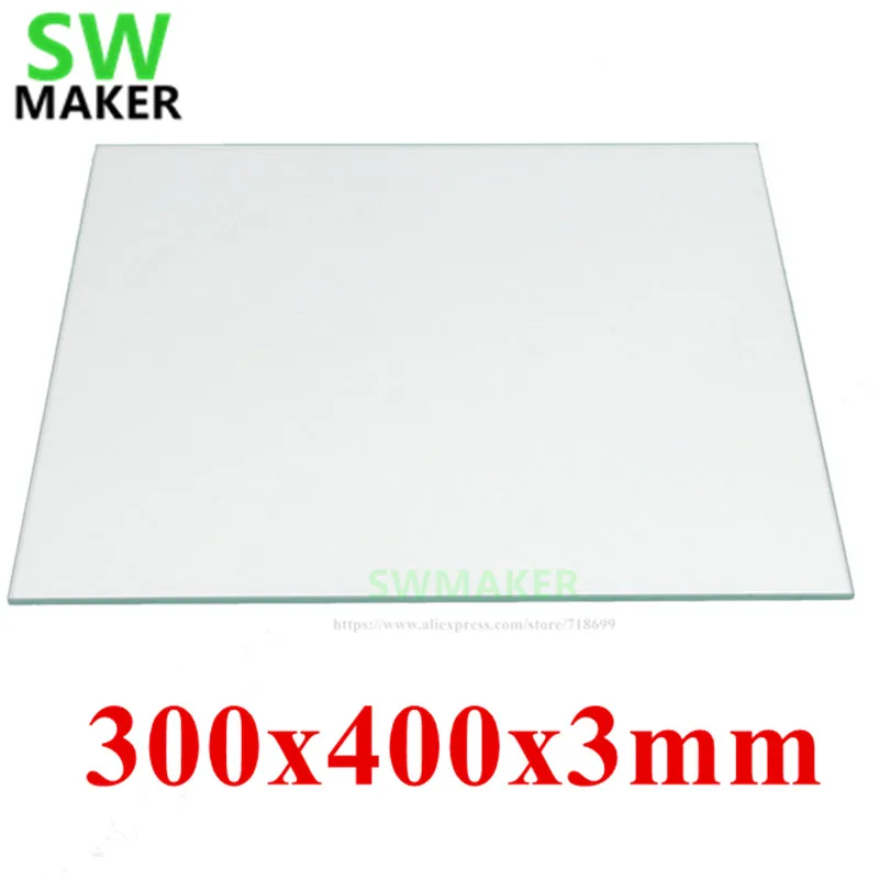 00x400x3mm Flat Borosilicate Glass Plate / Bed 3mm Thicknes for Flashforge Replicator 3D Printer parts
00x400x3mm Flat Borosilicate Glass Plate / Bed 3mm Thicknes for Flashforge Replicator 3D Printer parts
