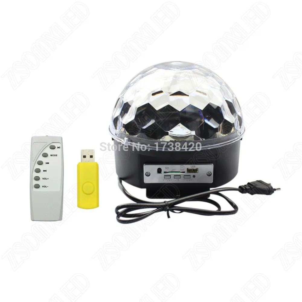 5pcs/lot MINI Music Crystal Magic Ball RGB LED Stage Lights USB + IR remote controller EU US plug Party Disco DJ Nightclub lamp
5pcs/lot MINI Music Crystal Magic Ball RGB LED Stage Lights USB + IR remote controller EU US plug Party Disco DJ Nightclub lamp