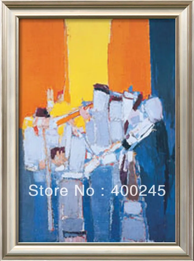 Art Gift! High quality Abstract art oil painting on canvas Hand painted Musicians By Nicolas De Stael Wall decor
Art Gift! High quality Abstract art oil painting on canvas Hand painted Musicians By Nicolas De Stael Wall decor