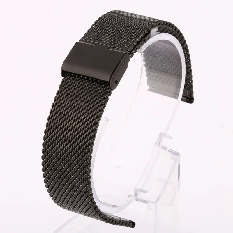 Watchband 18mm 20mm 22mm 24mm Universal Stainless Steel Metal Watch Band Strap For Milanese Watchband Bracelet Black Rose
Watchband 18mm 20mm 22mm 24mm Universal Stainless Steel Metal Watch Band Strap For Milanese Watchband Bracelet Black Rose