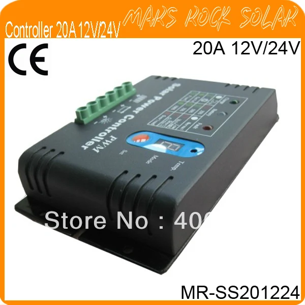 20A 12V/24V PWM Solar System Regulator with Metal Shell, LED Digital Display, Auto identification Voltage,Temperature Compensate
20A 12V/24V PWM Solar System Regulator with Metal Shell, LED Digital Display, Auto identification Voltage,Temperature Compensate