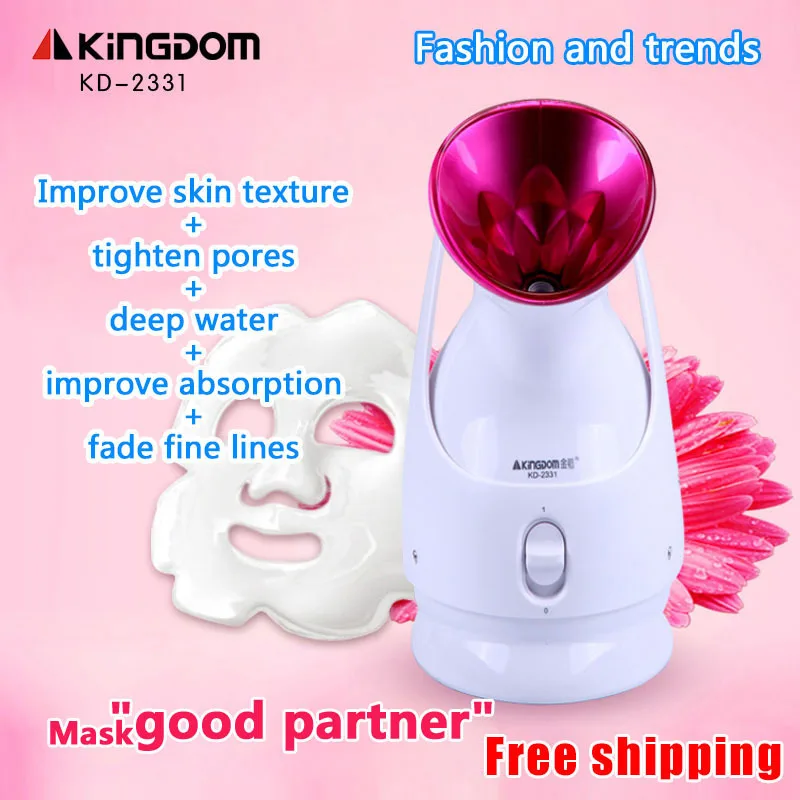 KING-DOM Face Steaming Device KD2331 nano-spray skin moisturizing anti-allergic anti-wrinkle Close pores beauty instruments
KING-DOM Face Steaming Device KD2331 nano-spray skin moisturizing anti-allergic anti-wrinkle Close pores beauty instruments