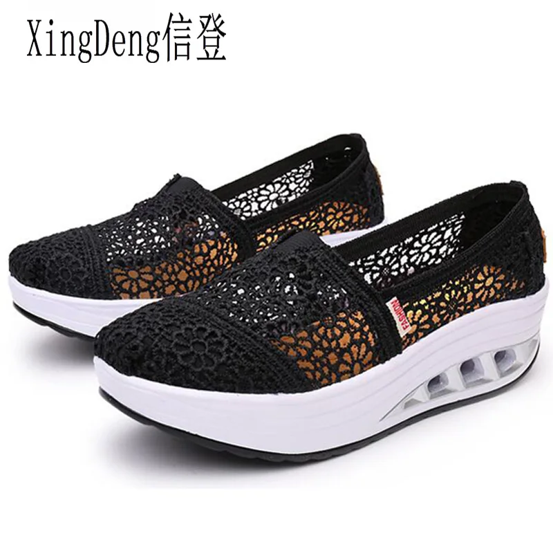 Туфли XingDeng женские на танкетке, дышащие, кружевные, круглый носок, платформа, летние, Размеры 35-40
Туфли XingDeng женские на танкетке, дышащие, кружевные, круглый носок, платформа, летние, Размеры 35-40