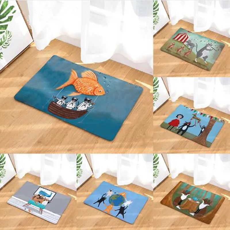 Anti-Slip Waterproof Door Mat Cartoon Cat Elephant Mouse Carpets Bedroom Rugs Decorative Stair Mats Home Decor Crafts
Anti-Slip Waterproof Door Mat Cartoon Cat Elephant Mouse Carpets Bedroom Rugs Decorative Stair Mats Home Decor Crafts