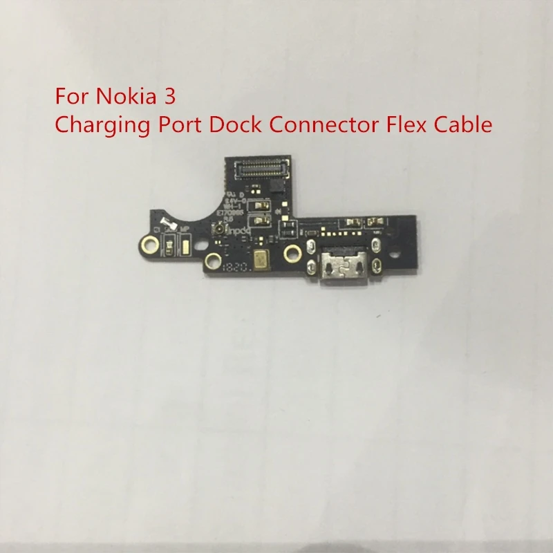 Для Nokia 3/Nokia 6 зарядный порт USB разъем док станция гибкий кабель для зарядное