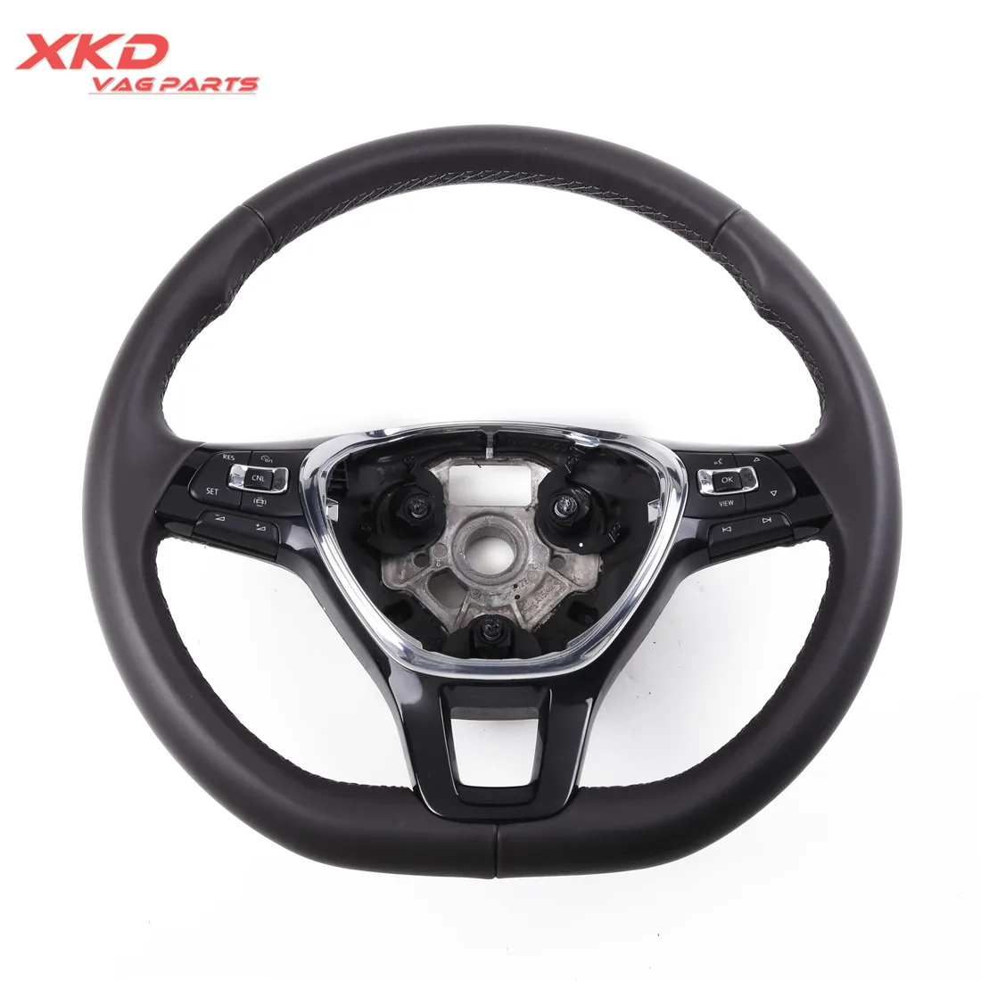 Leather Black Multi-Function Steering Wheel With Cruise Control For V-W Je-tta Passat 5TA419091 5NN419091AL 5TA419091AM
Leather Black Multi-Function Steering Wheel With Cruise Control For V-W Je-tta Passat 5TA419091 5NN419091AL 5TA419091AM
