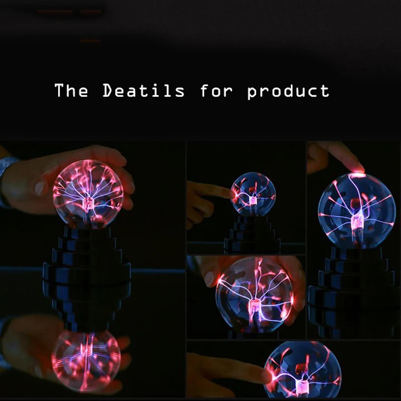 Plasma Ball Lamp Light Touching Sensitive Nebula Sphere Globe Novelty Toy PAK55
Plasma Ball Lamp Light Touching Sensitive Nebula Sphere Globe Novelty Toy PAK55