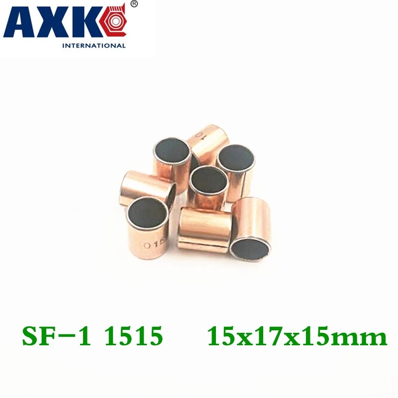 Axk 50 шт. Sf-1 1515 15x17x15 мм самосмазывающийся Композитный Подшипник Втулка Бесплатная доставка Sf1
Axk 50 шт. Sf-1 1515 15x17x15 мм самосмазывающийся Композитный Подшипник Втулка Бесплатная доставка Sf1