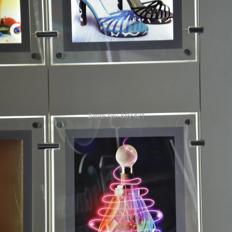 (8unit/column) A3 Double Side Portrait 2x4 LED Shop Window Display Poster Holder,LED Portrait Light Pocket Kits
(8unit/column) A3 Double Side Portrait 2x4 LED Shop Window Display Poster Holder,LED Portrait Light Pocket Kits