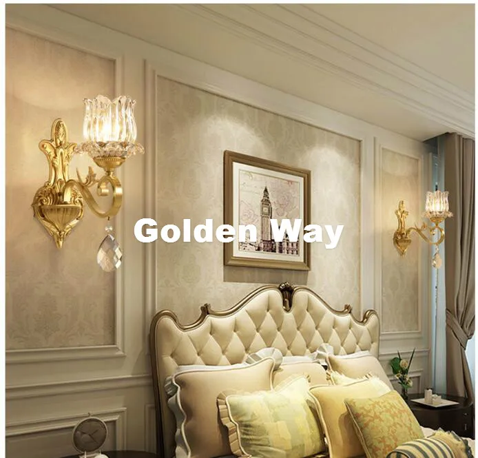 Modern Brass Wall Lamps Bronze Crystal European Wall Lamp For Living Room Copper Brass Home Wall lights Bedroom Home Decoration
Modern Brass Wall Lamps Bronze Crystal European Wall Lamp For Living Room Copper Brass Home Wall lights Bedroom Home Decoration