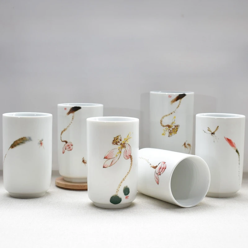 jiuyan Art matte water ceramic cup lettering hand-painted antique rhyme cup creative mug custom cup simple 360ml
jiuyan Art matte water ceramic cup lettering hand-painted antique rhyme cup creative mug custom cup simple 360ml