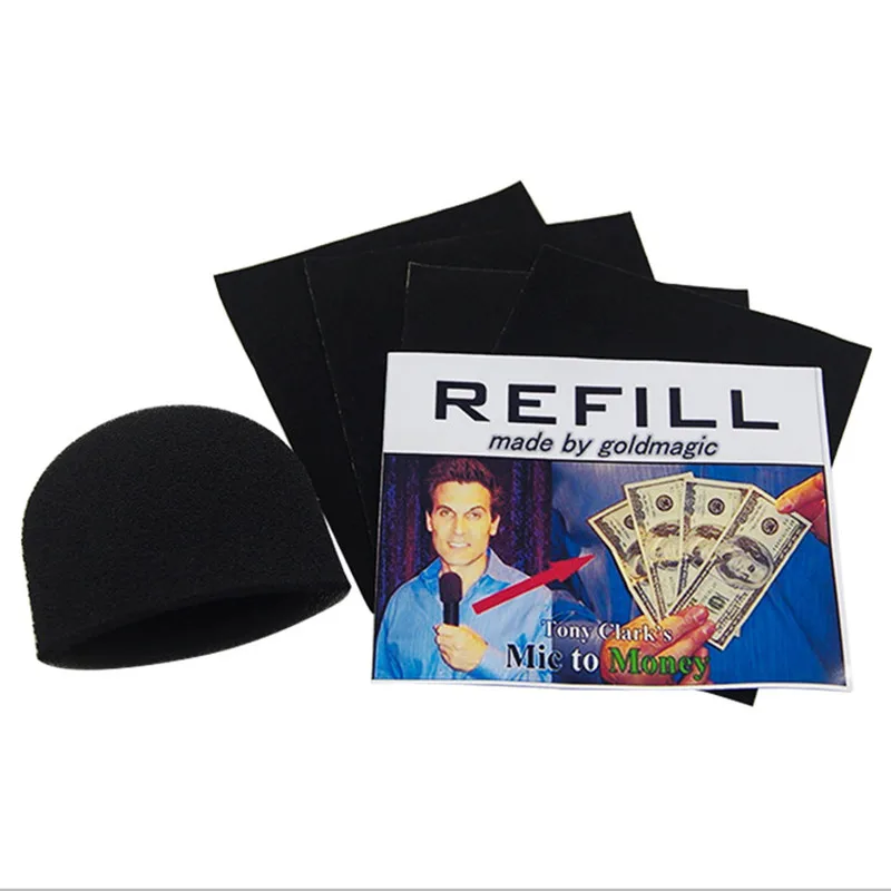 Funny magic microphone change to money magic tricks close up stage props comedy gimmick magie magician accessary illusion 83329
Funny magic microphone change to money magic tricks close up stage props comedy gimmick magie magician accessary illusion 83329