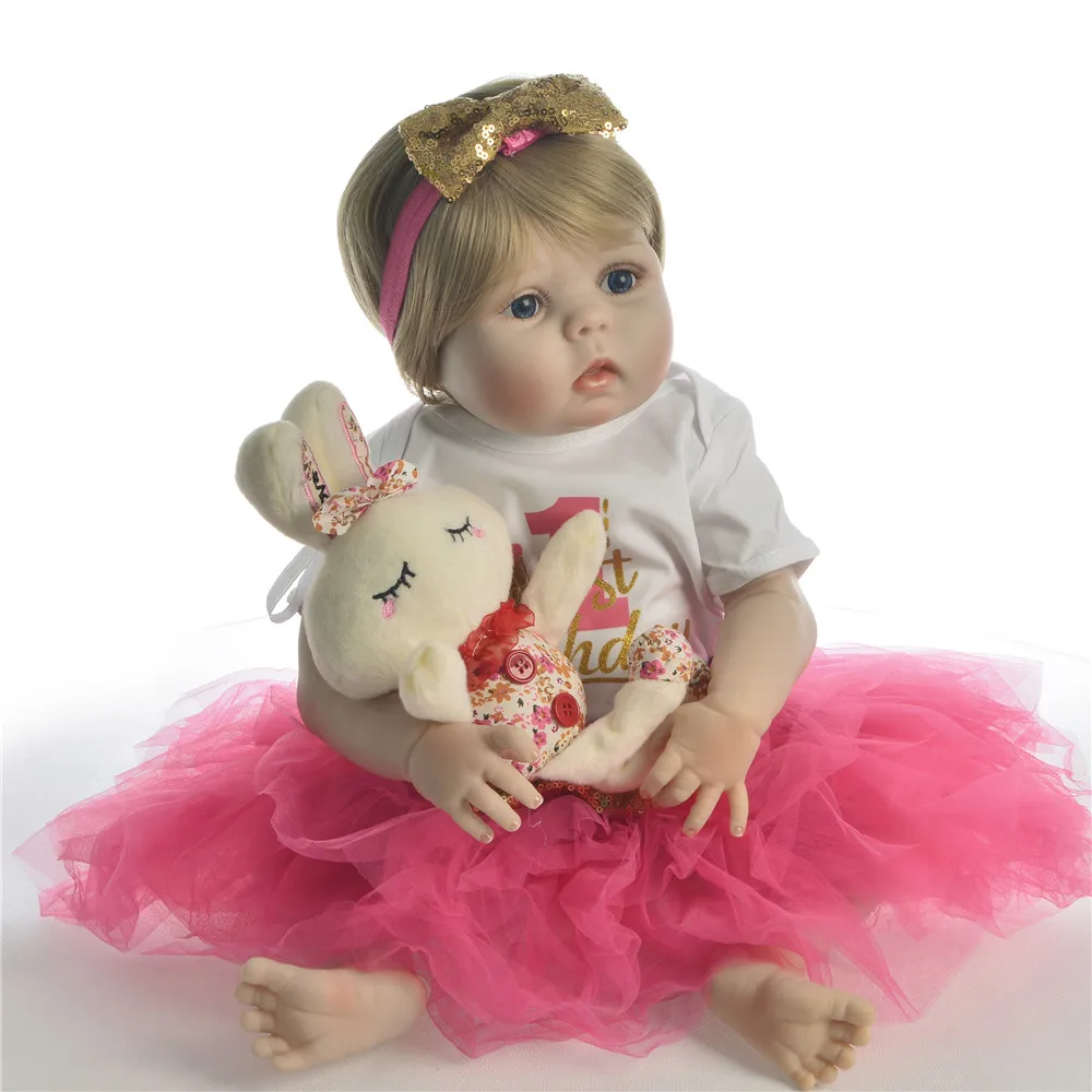 23 Inch Boneca bebes reborn inteiro corpo silicone reborn baby girl dolls toys for children gift bebe toddler reborn
23 Inch Boneca bebes reborn inteiro corpo silicone reborn baby girl dolls toys for children gift bebe toddler reborn