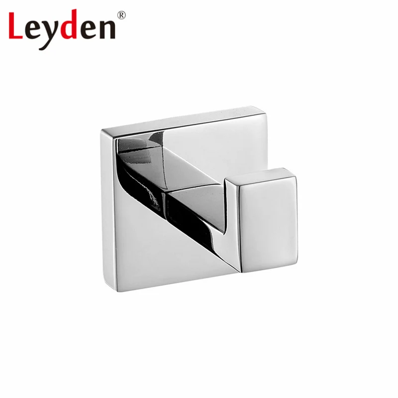 Leyden High Quality Single Towel Hook Clothes Hook Square 304 SUS Stainless Steel Wall Mount Chrome Finish Clothes Hanger Holder
Leyden High Quality Single Towel Hook Clothes Hook Square 304 SUS Stainless Steel Wall Mount Chrome Finish Clothes Hanger Holder
