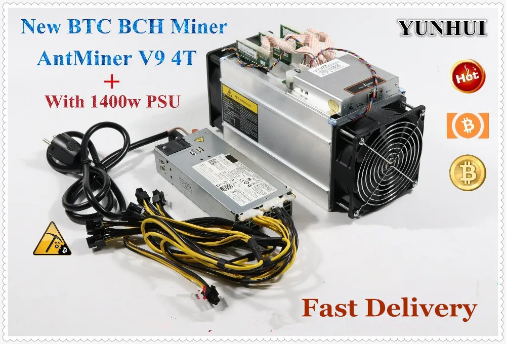 YUNHUI New AntMiner V9 4T/S Bitcoin Miner (with PSU) Asic Miner Btc Miner Better Than Antminer S7 S9 S9i T9+ WhatsMiner M3 E9
YUNHUI New AntMiner V9 4T/S Bitcoin Miner (with PSU) Asic Miner Btc Miner Better Than Antminer S7 S9 S9i T9+ WhatsMiner M3 E9