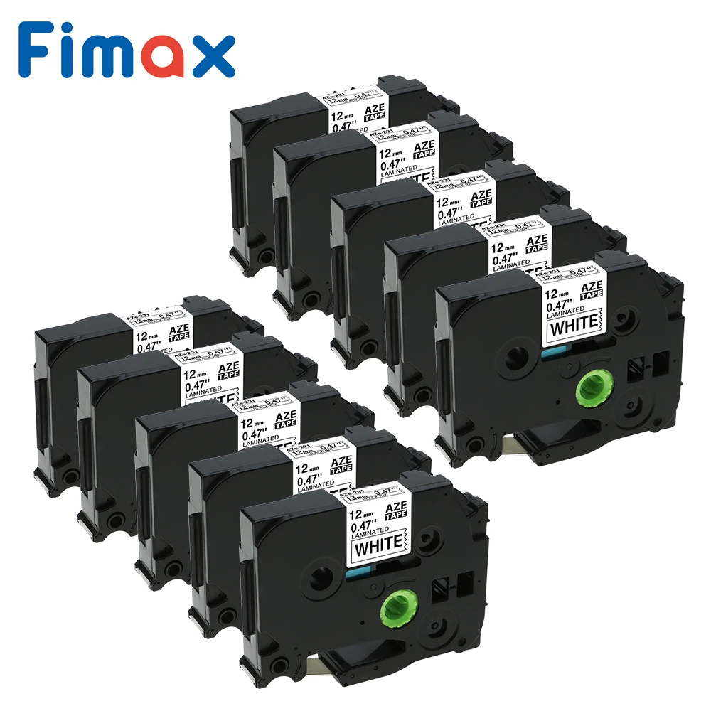 Fimax 10pcs compatible for Brother Tze231 tze label tape p-touch printers Tze-131 Tze-631 Tze-231 for Brother P Touch PT-H100
Fimax 10pcs compatible for Brother Tze231 tze label tape p-touch printers Tze-131 Tze-631 Tze-231 for Brother P Touch PT-H100