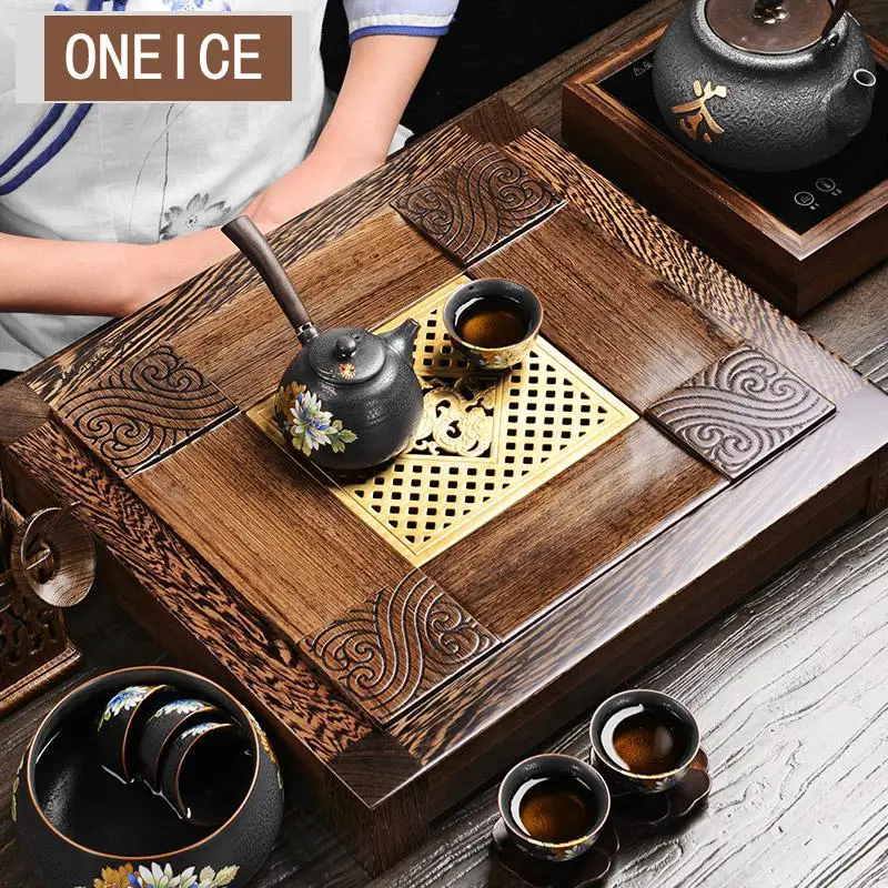 Tea Tray Solid Wood Tea Sea Chicken Wing Ebony Drawer Table Tea Ware Stone tea tray with stand Kongfu
Tea Tray Solid Wood Tea Sea Chicken Wing Ebony Drawer Table Tea Ware Stone tea tray with stand Kongfu