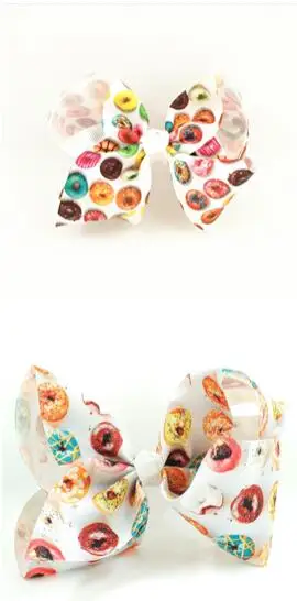 120pcs DHL Free shipping White Donut Bow Boutique Doughnut Hair Bow 4 inch Bow Dessert Bow Sweet HairBow
120pcs DHL Free shipping White Donut Bow Boutique Doughnut Hair Bow 4 inch Bow Dessert Bow Sweet HairBow