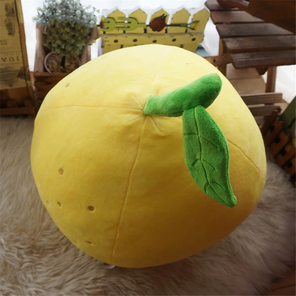 Fancytrader Cute Lemon Plush Toys Doll Round Shaped Fruits Yellow Lemon Pillow Cushion 40cm Kids Present
Fancytrader Cute Lemon Plush Toys Doll Round Shaped Fruits Yellow Lemon Pillow Cushion 40cm Kids Present