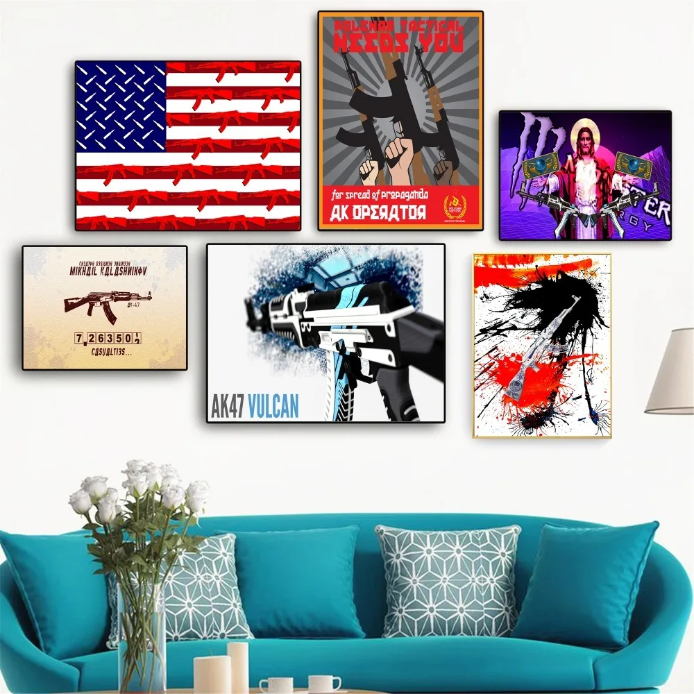 Kalashnikov AK 47 Weapon Poster And Print Canvas Art Painting Wall Pictures For Living Room Decoration Home Decor No Frame
Kalashnikov AK 47 Weapon Poster And Print Canvas Art Painting Wall Pictures For Living Room Decoration Home Decor No Frame