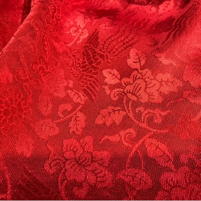 110cm Width Phoenix Flower Suuro Hanfu Four Warp Silk Fabrics Silk Mulberry Cloth Female Clothing
110cm Width Phoenix Flower Suuro Hanfu Four Warp Silk Fabrics Silk Mulberry Cloth Female Clothing