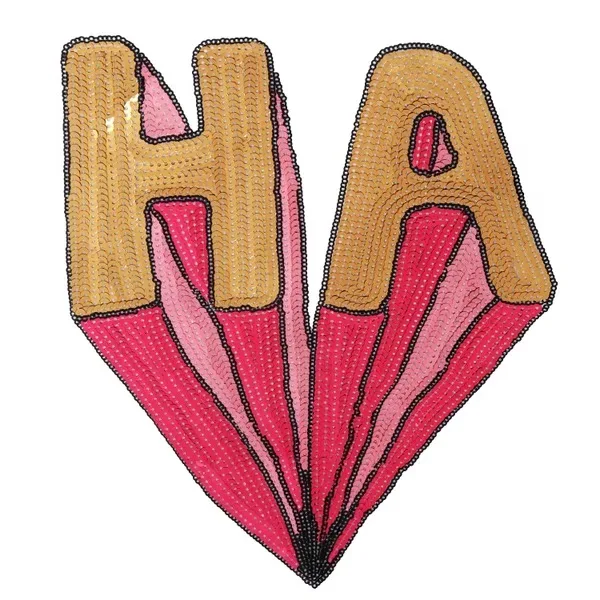 3D HA Sequined Iron on Patches for Clothing Large Sequins Letters Appliques Sewing DIY Decoration 1pc
3D HA Sequined Iron on Patches for Clothing Large Sequins Letters Appliques Sewing DIY Decoration 1pc