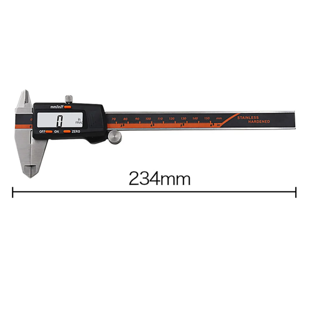 0-150mm Digital Display Caliper MM/Inch High Precision LCD Vernier Caliper Measuring Tools Gauge
0-150mm Digital Display Caliper MM/Inch High Precision LCD Vernier Caliper Measuring Tools Gauge