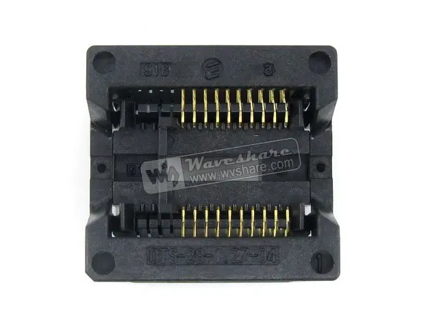 SOP20 SO20 SOIC20 OTS-20(28)-1.27-04 Enplas IC Test & Burn-in Socket Programmer Adapter 7.5mm Width 1.27mm Pitch
SOP20 SO20 SOIC20 OTS-20(28)-1.27-04 Enplas IC Test & Burn-in Socket Programmer Adapter 7.5mm Width 1.27mm Pitch