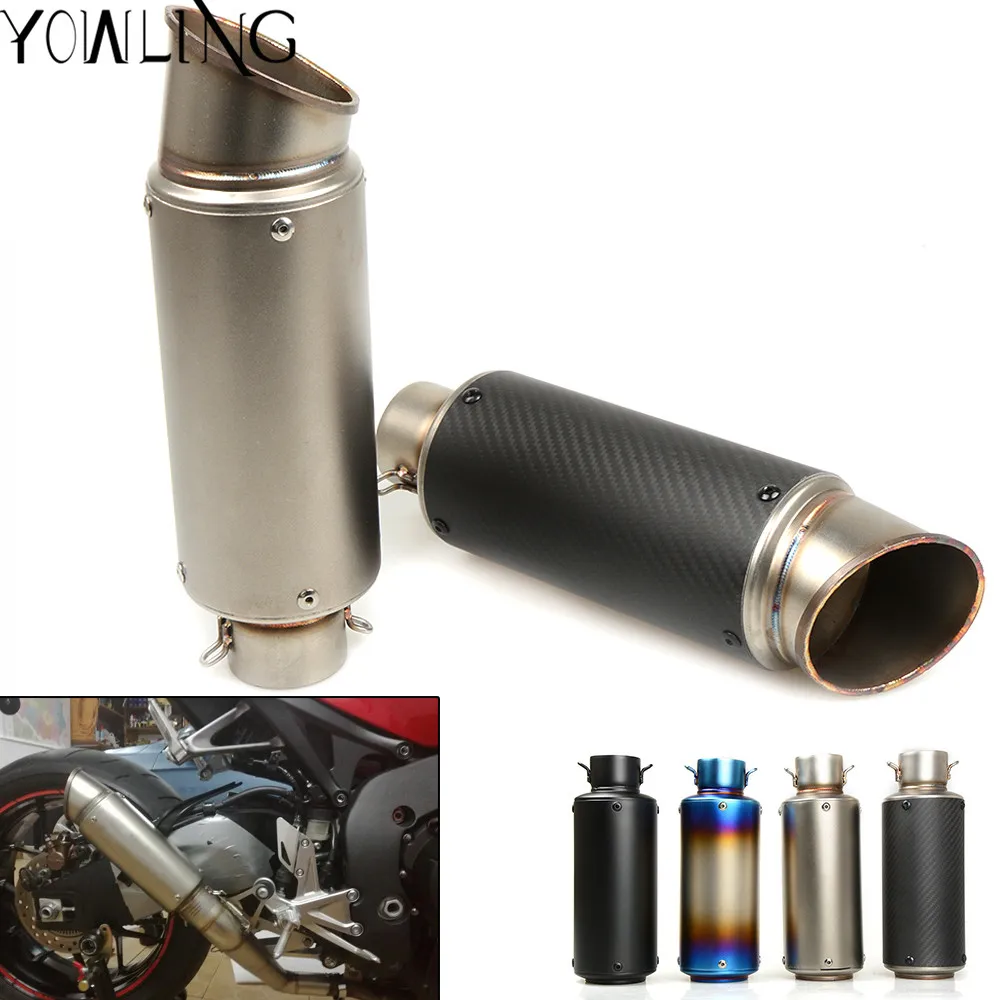Exhaust Pipe Motorcycle Muffler Escape Carbon Fiber Exhaust Muffler DB KILLER For Yamaha MT 07 FZ07 FZ-07 Z750 Z800 125 200
Exhaust Pipe Motorcycle Muffler Escape Carbon Fiber Exhaust Muffler DB KILLER For Yamaha MT 07 FZ07 FZ-07 Z750 Z800 125 200