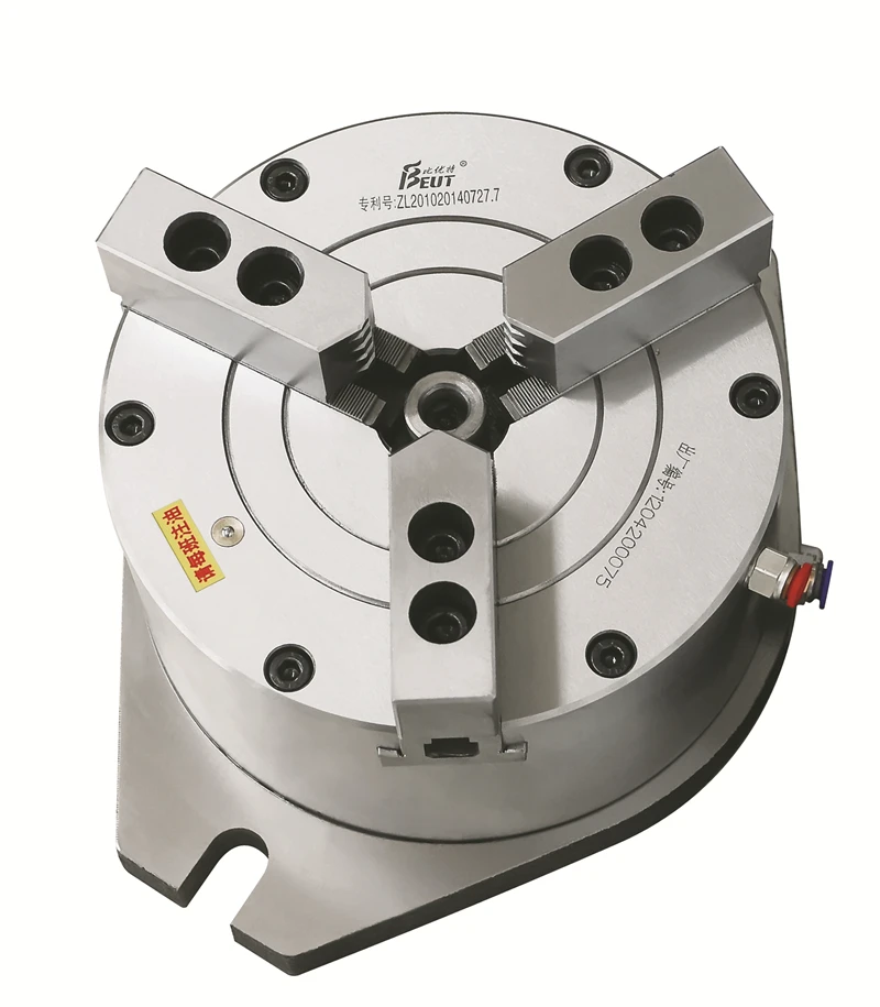 BK160SL Three-jaw vertical solid chuck, hydraumatic and air pressure dual-purpose style
BK160SL Three-jaw vertical solid chuck, hydraumatic and air pressure dual-purpose style