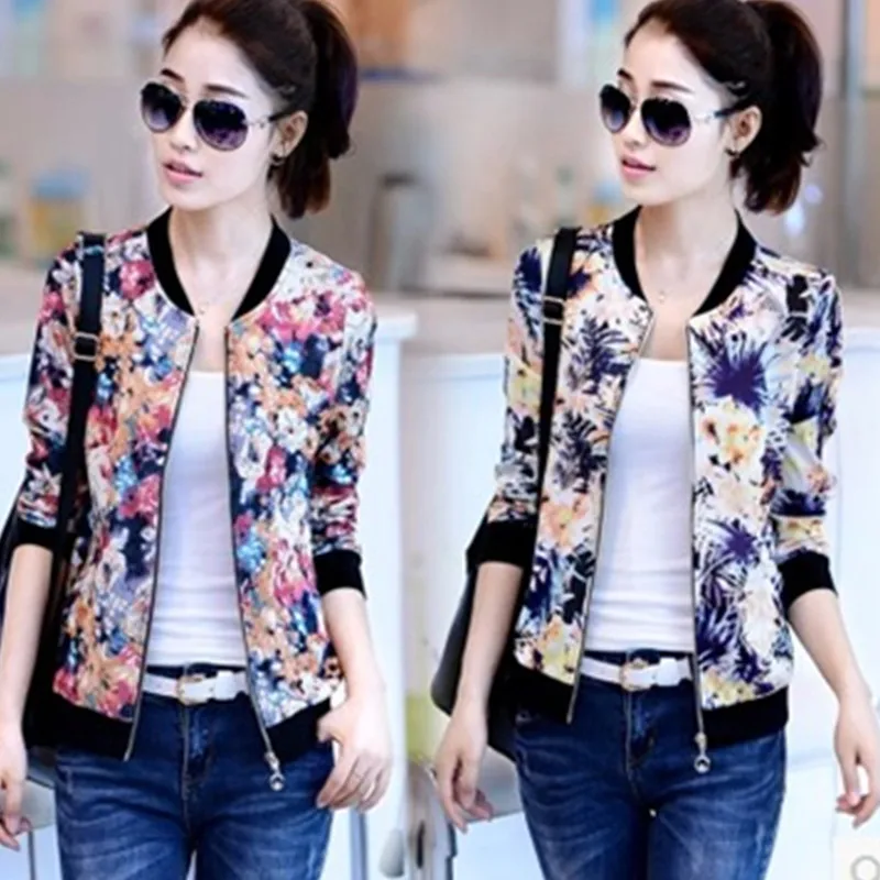 Jacket Women 2022 Spring Autumn Long-sleeved Retro Floral Coat Women Casual O-neck Zipper Bomber Jacket Women Large Size Coat
Jacket Women 2022 Spring Autumn Long-sleeved Retro Floral Coat Women Casual O-neck Zipper Bomber Jacket Women Large Size Coat