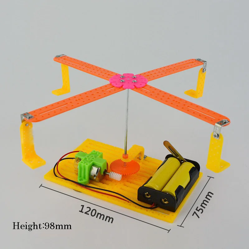 Kids Handmade Creative DIY Electric Toy Simple Puzzle Assembled Kits Carousel Toy Scientific Gizmo Physical Experiment Resources
Kids Handmade Creative DIY Electric Toy Simple Puzzle Assembled Kits Carousel Toy Scientific Gizmo Physical Experiment Resources