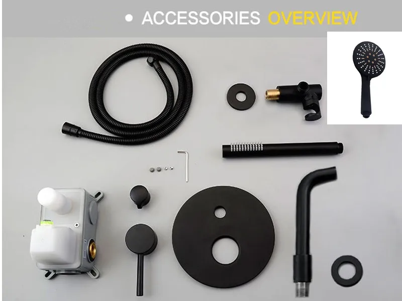 Biggers sanitary Black color brass wall mounted bathtub shower faucet set with concealed install box hotel shower set
Biggers sanitary Black color brass wall mounted bathtub shower faucet set with concealed install box hotel shower set