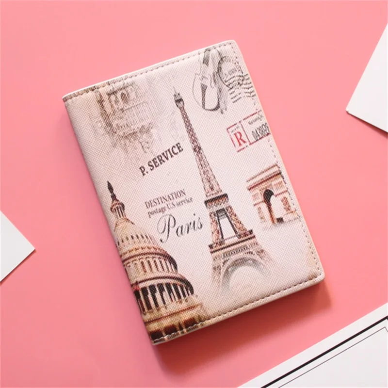 Фото Обложка для паспорта Эйфелева башня водонепроницаемая обложка пейзаж