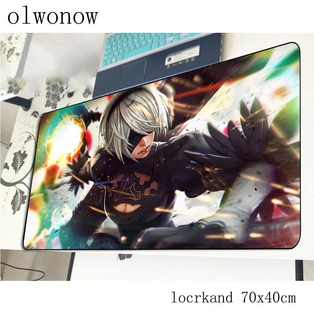 nier automata mousepad 700x400x3mm thick gaming mouse pad gamer mat New arrival game computer desk padmouse keyboard play mats
nier automata mousepad 700x400x3mm thick gaming mouse pad gamer mat New arrival game computer desk padmouse keyboard play mats