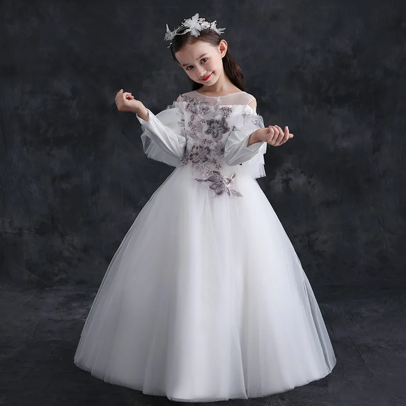2018Autumn Wintern Embroidery Flowers Piano Guzheng Pageant Prom Long Dress For Children Girls Luxury Birthday Evening Dress
2018Autumn Wintern Embroidery Flowers Piano Guzheng Pageant Prom Long Dress For Children Girls Luxury Birthday Evening Dress