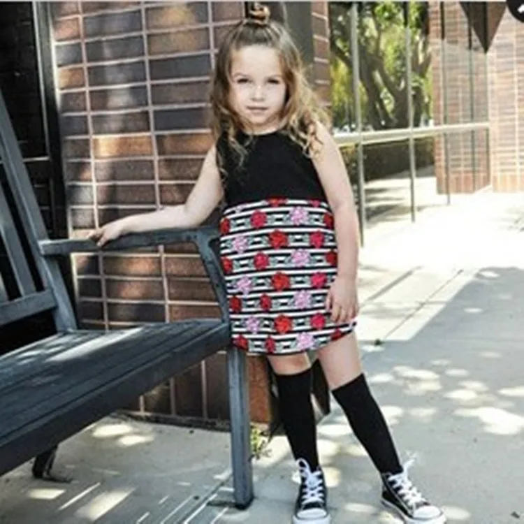 Kids Dresses for Girls Fashion Summer Sleeveless Casual Dress Striped Flower Girl Dress Children's Clothing
Kids Dresses for Girls Fashion Summer Sleeveless Casual Dress Striped Flower Girl Dress Children's Clothing